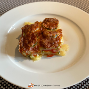 Zucchinikartoffelauflauf - low calories