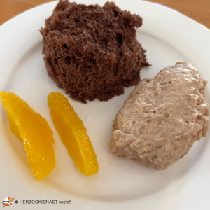 Weihnachtliches mit Lebkuchen und Orangenfilets