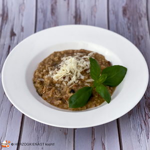 Steinpilzrisotto mit Parmesan