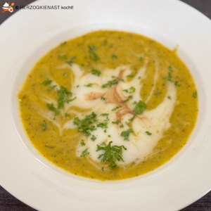 Gemüsesuppe mit Aqua Faba Swirl
