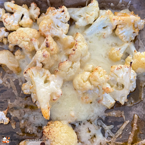 Blumenkohl überbacken auf dem Blech