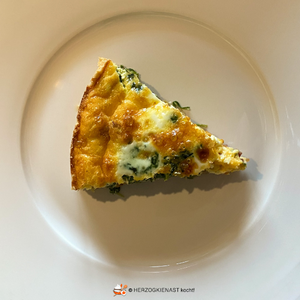 ein Kuchenstück Quiche
